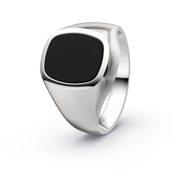 CR-Siegelring 07/6 - Silber 925 / - Onyx